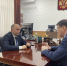 Рабочая встреча руководителя УФК по Республике Ингушетия Ильяса Угурчиева и управляющего дополнительным офисом в г. Назрань Ставропольского регионального филиала АО «Россельхозбанк» Рустама Курскиева - УФК по Республике Ингушетия