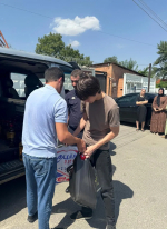 В Карабулаке Ингушетии оказали продуктовую помощь семьям погибших полицейских