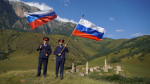 Над горами Ингушетии – в честь Дня Государственного флага России