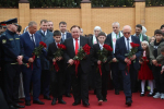 30 сентября 2026 г. члены Молодежного совета УФК по Республике Ингушетия приняли участие в церемонии открытия Аллеи СВО